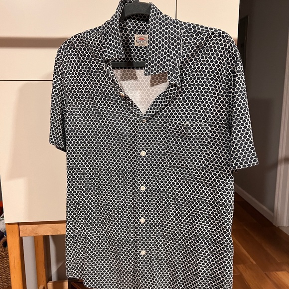 Faherty Short Sleeve Knit Seasons (Fish Scale Redux) - Picture 1 of 3